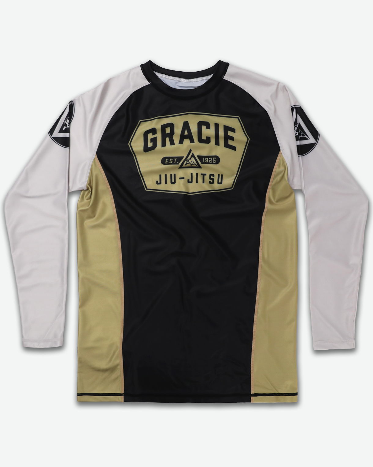 Camiseta de manga larga clásica dorada para hombre