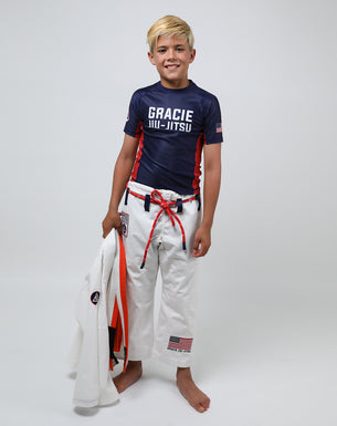Americana Ripstop Gi & Rashguard Custom Kit (Kids)