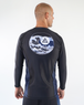 Rashguard de manga comprida Midnight Wave (masculino)