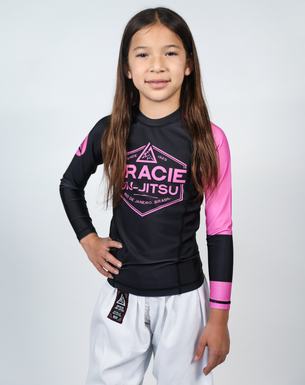 Pink Long-Sleeve Rashguard (Kids)