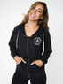 Moletom com capuz Gracie Zip Preto