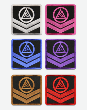 Adult Velcro Chevron Patch (4 in)