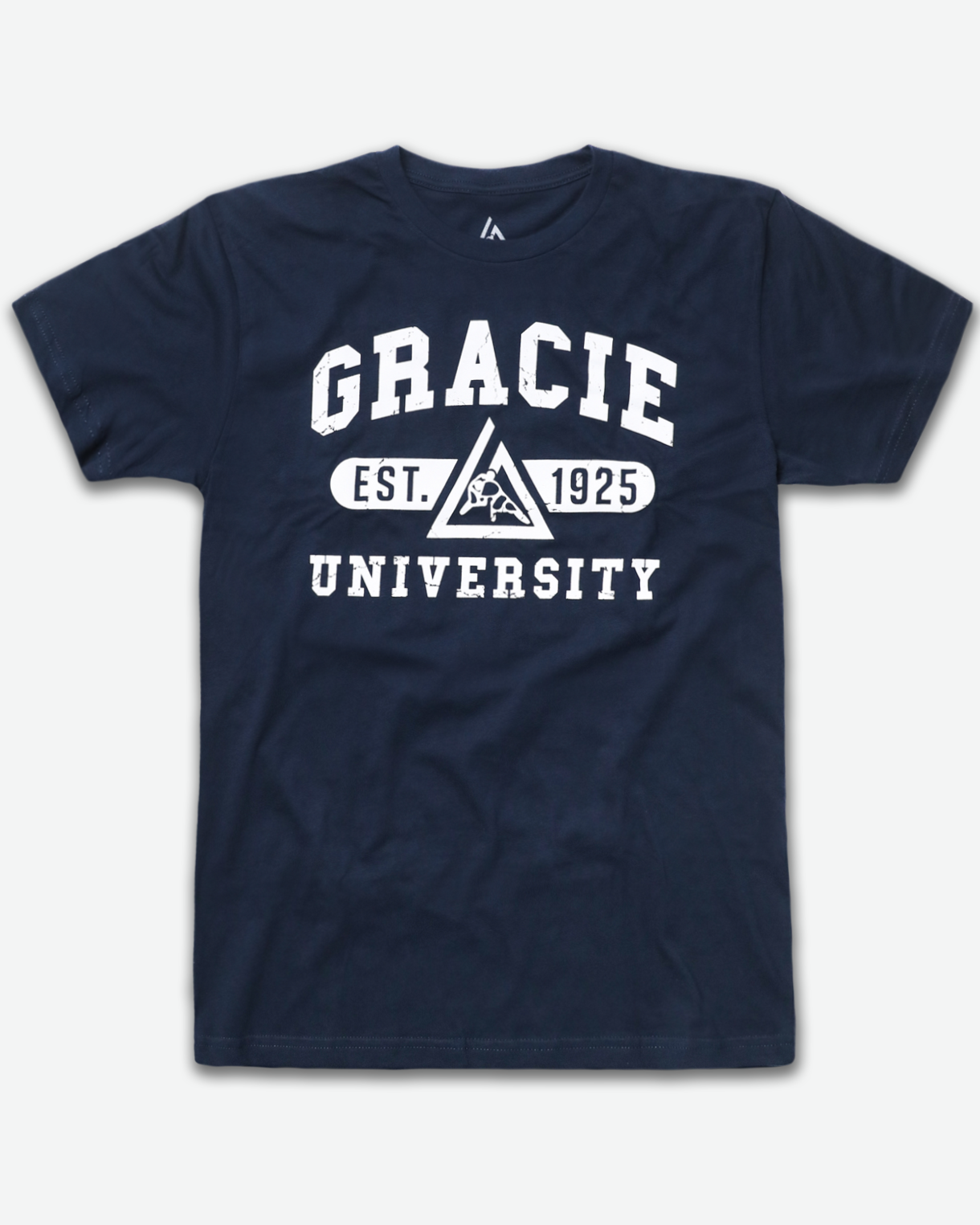 Navy Gracie University Tee (Men) | Gracie Lifestyle