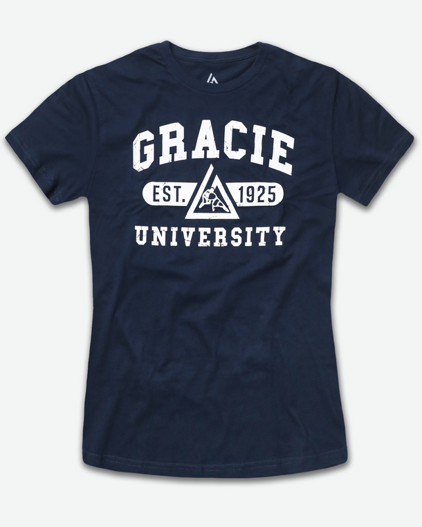 Navy Gracie University Tee (Women)
