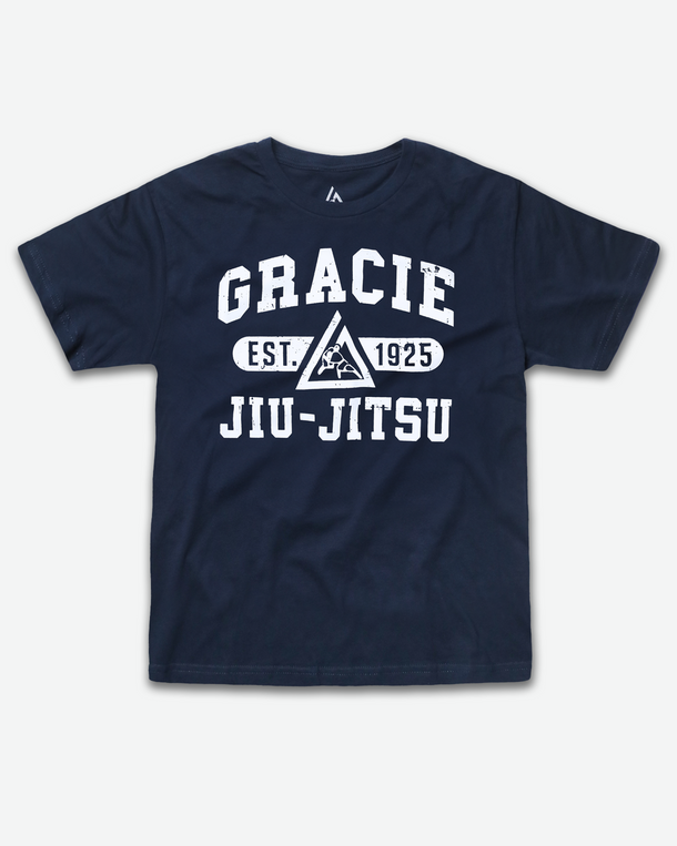 Navy Gracie University Tee (Kids)