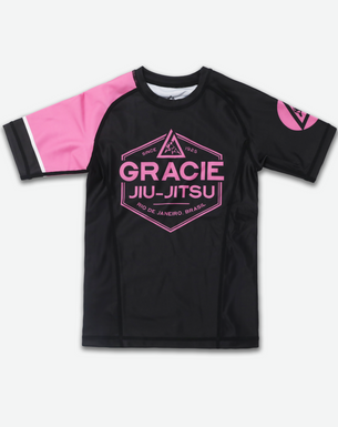 Pink Short-Sleeve Rashguard (Kids)
