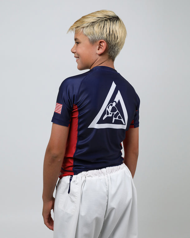 Americana Short-Sleeve Rashguard (Kids)
