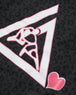 Pink Collegiate Hoodie (Black Leopard)