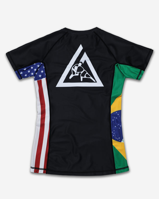Flag Short-Sleeve Rashguard (Women)