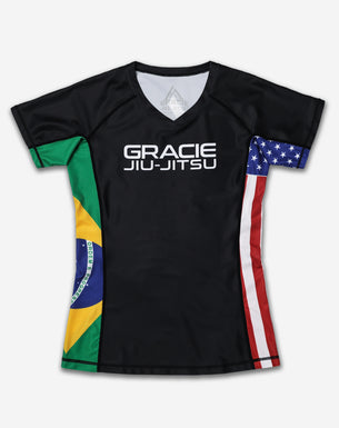 Flag Short-Sleeve Rashguard (Women)