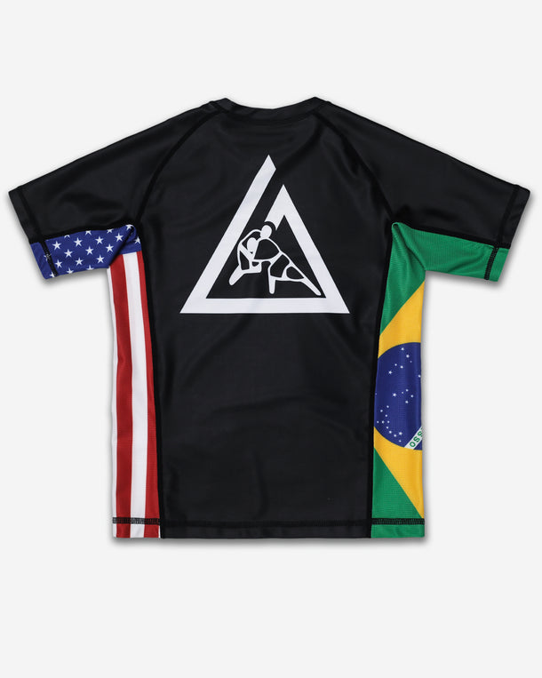 Flag Short-Sleeve Rashguard (Kids)