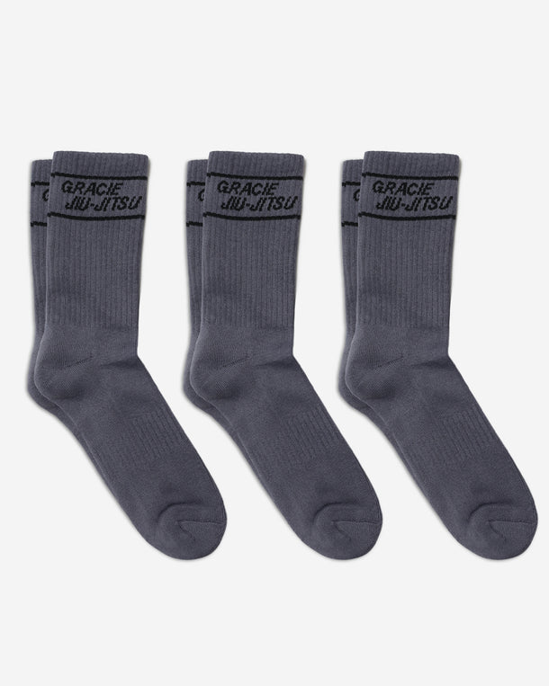 Gracie Jiu-Jitsu Socks 3-Pack
