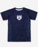 Navy GST Short-Sleeve Rashguard (Men)
