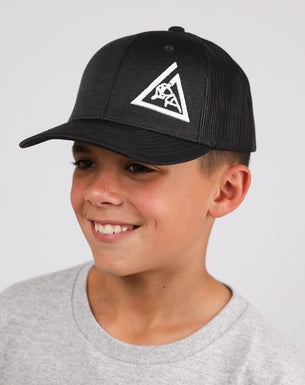 3-D Embroidered Trucker Hat (Kids)