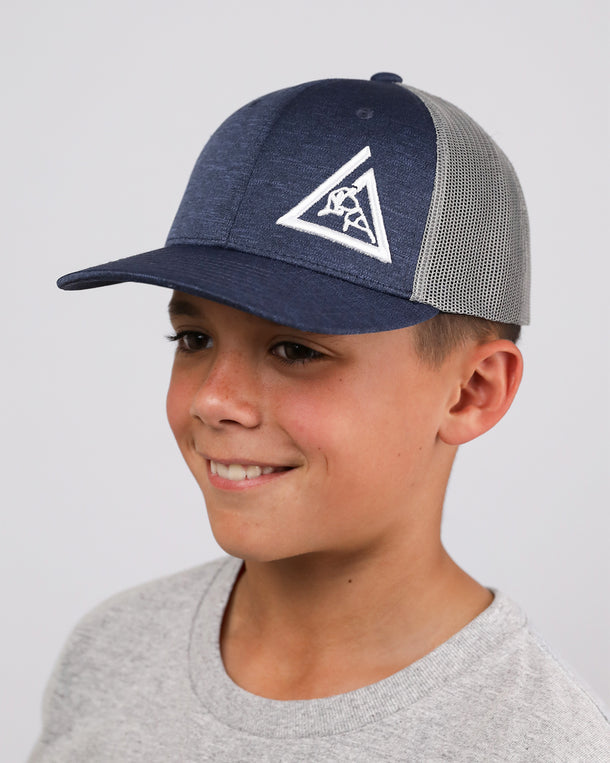 3-D Embroidered Trucker Hat (Kids)