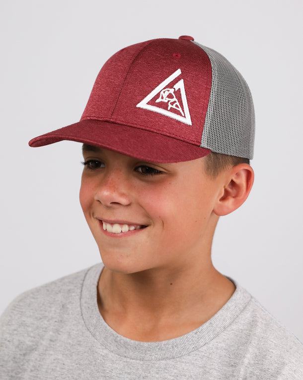 3-D Embroidered Trucker Hat (Kids)