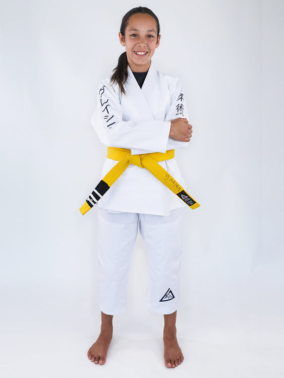 Conjunto personalizado de kimono y rashguard Midnight Wave (niños)