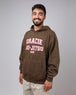 Pink Collegiate Hoodie (Brown Leopard)
