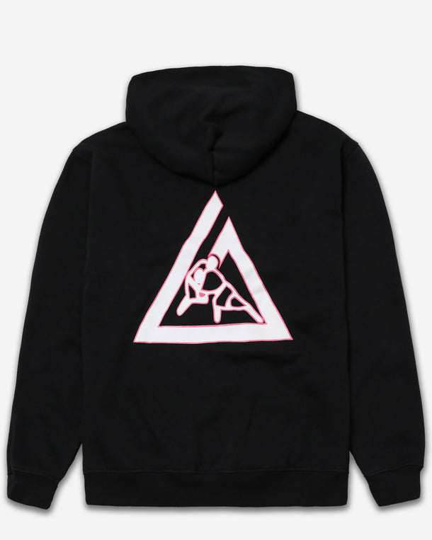 Pink Collegiate Hoodie (Black)