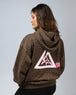 Pink Collegiate Hoodie (Brown Leopard)