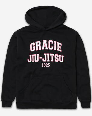 Pink Collegiate Hoodie (Black)