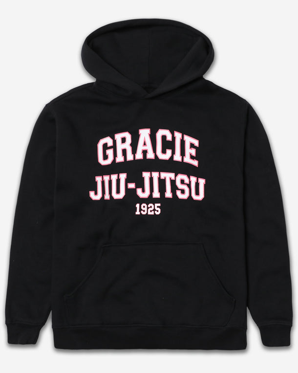 Pink Collegiate Hoodie (Black)