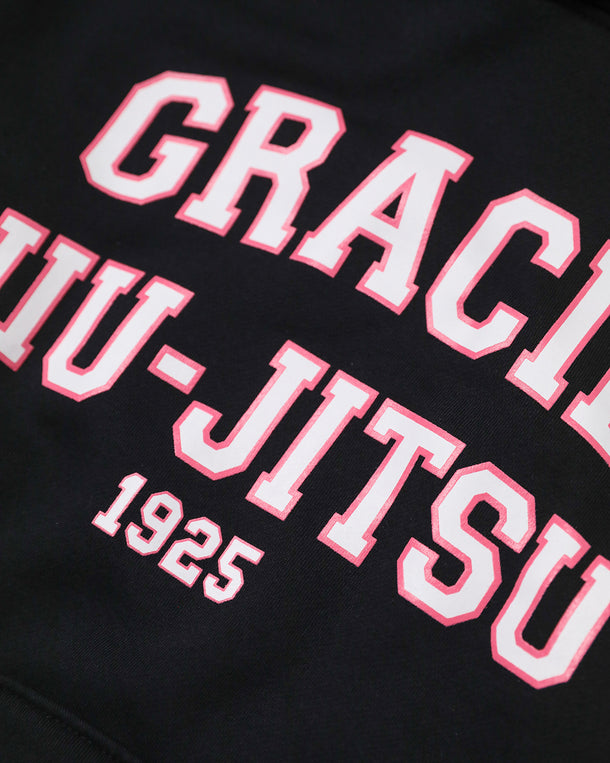 Pink Collegiate Hoodie (Black)