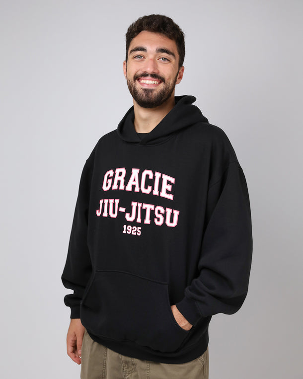 Pink Collegiate Hoodie (Black)