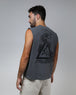 Charcoal Snake Heavyweight Muscle Tee (Men)