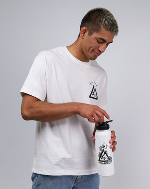 Snake 33 oz. Water Bottle (White)