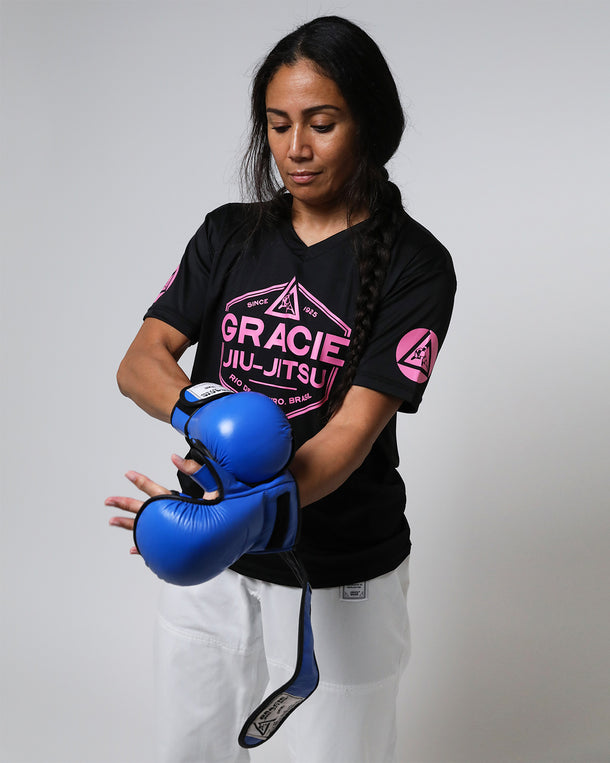 Gracie Sparring Gloves (Leather 5.5oz)