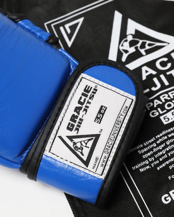 Gracie Sparring Gloves (Leather 5.5oz)